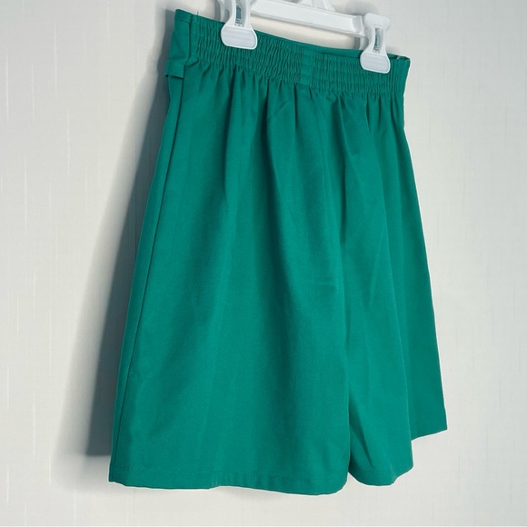 Vintage Girl Scouts Junior Uniform Skort High Waisted Faux Wrap Small Junior 90s - Picture 7 of 14